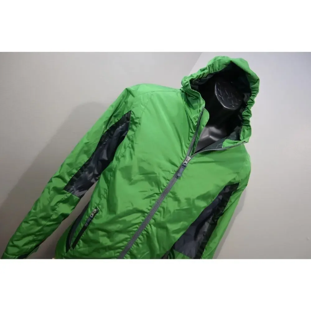 Lands End Winter Hoodie Jacket Green Insulated Boys Sz XL‎